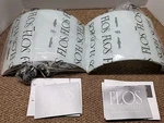 Lot Of 2 Flos Piperita AU479609 Glass Light Wall Sconce Replacement Shade New. Fixed Price $210.00.