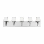 Eurofase 23044-029 Anglo 5-LIGHT Bar Bathroom Light, Satin Nickel. Fixed Price $162.95.