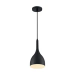 Nuvo Lighting Bellcap 1 7" Pendant, Matte Black 60-7086. Fixed Price $121.60.