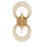 Crystorama Doral Light 7" Wall Mount, Renaissance Gold DOR-B7722-RG. Fixed Price $158.40.