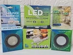 Liteline Plug In-line Driver For Lighting LED-TP10-WH + 2 Black Puck Lights. Fixed Price $18.34.