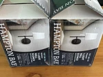 2 New In Open Box Hampton Bay Ridgeway 1-LIGHT Wall Sconce, Matt Black W/ Shade. Fixed Price $24.99.
