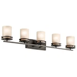 Kichler Hendrik Bath 5LT, Olde Bronze, Light Umber - 5085OZ. Fixed Price $429.97.