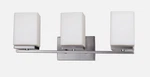 Forte Lighting 5145-03 Ella 21"W Bathroom Vanity -satin Nickel. Fixed Price $68.00.