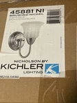 Brand New!! Kichler 45881 Up Lighting Wall Sconce - Nickel. Fixed Price $49.99.