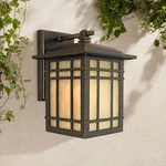 Quoizel Hillcrest 10" High Bronze Outdoor Wall Light. Fixed Price $143.99.