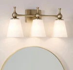 Kichler 55092CPZ Cosabella 3 Light 24 Bathroom Vanity Champagne Bronze. Fixed Price $179.00.