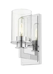 Z-lite 462-1S Savannah Light 10" Tall Bathroom Sconce Chrome. Fixed Price $98.00.
