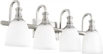Quorum International 5011-4 Richmond Light 27-3/4"W Bathroom Nickel. Fixed Price $198.00.