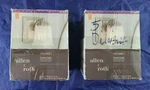 Allen + Roth Elloree 1-LIGHT 7.25-IN Brushed Nickel Square Vanity Pack. Fixed Price $49.78.