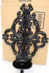 Southern Living Red Mountain Iron Black New Orleans Candle Wall Sconce. Fixed Price $18.75.