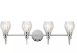 Kichler Lighting 45393CH Greeier - Bath Vanity Approved For Damp. Fixed Price $99.99.