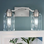 Quoizel Acacia 14" Wide Brushed Nickel Bath Light. Fixed Price $95.99.