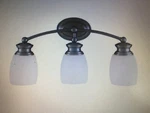 Savoy House Lighting 8-9127-3-SN Elise Bathroom Vanity Satin Nickel. Fixed Price $150.00.