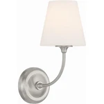 Crystorama 2441-OP-BN Sylvan Bath Sconce Wall Light In Brushed Nickel. Fixed Price $150.00.