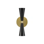 Kalco 310422BVB - Milo Vintage Brass Led Wall Black (2) 3W G9. Fixed Price $180.00.