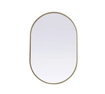 Elegant Lighting MR2A2436 Asha 24" W X 36" Modern Oval Bathroom - Brass. Fixed Price $142.00.