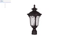 Livex Lighting Oxford 100-WATT 19'' Clear Water Glass/bronze Post. Fixed Price $111.99.