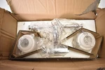 Park Harbor Antonia 2-LIGHT 13-1/4" Wide Bathroom Vanity Polished Chrome. Fixed Price $70.92.