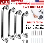 Bathroom Shower Grab Bar Handle Safety Rail Support Stainless Steel Lot. Fixed Price $231.26.