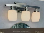 Allen + Roth 21-IN 3-LIGHT Chrome Modern/contemporary Vanity. Fixed Price $67.99.