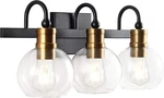 Jonathan 3-LIGHT Iron/glass Rustic Vintage Led Vanity. Fixed Price $58.95.