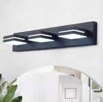 Aiwen 23.6 In. 3-LIGHT Modern Black Bathroom Led Vanity Lights Acrylic. Fixed Price $44.99.