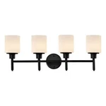 Design House Aubrey 4-LIGHT Transitional Stainless Steel Vanity Black. Fixed Price $162.94.
