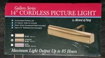 House Of Troy Antique Brass 14 Cordless Gallery Series Picture Light *new. Fixed Price $40.50.