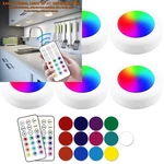 Deitybless 13-COLOR Led Puck Lights With Remote Control Wireless.... Fixed Price $19.79.