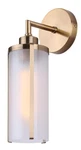 Canarm Daphne 1-LIGHT Wall Sconce, Gold Finish With Frosted Glass Shade, Easy. Fixed Price $40.58.