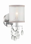 Crystorama Lighting Group 5621 Hampton 13" Tall Wall Sconce - Chrome. Fixed Price $118.40.