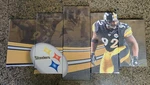 Pittsburgh Steelers James Harrison 5PC Wall Canvass Set 39X21. Fixed Price $49.99.