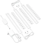 Eshine 3 Pack 12 Inch White Smart Dimmable Led Under Cabinet Lighting Kit Compat. Fixed Price $71.99.
