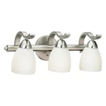 Forte Lighting 5045-03-55 Signature Bathroom Vanity Brushed Nickel. Fixed Price $158.00.