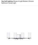 Sea Gull Lighting Alturas 4-LIGHT Bath Vanity Transitional Style Chrome. Fixed Price $100.00.