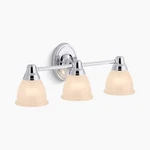 Kohler Fort Triple Sconce K-11367-CPL In Polished Chrome. Fixed Price $179.99.