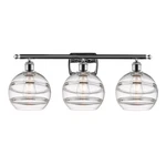 Innovations Rochester 3LT 28" Bath, 8"DIA. Ch/clear 516-3W-PC-G556-8CL. Fixed Price $499.84.