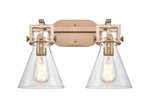 Innovations Lighting 411-2W-12-17 Newton Cone Vanity Brass. Fixed Price $378.40.