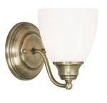 Livex Lighting 13671-01 Somerville Wall Sconce Antique Brass. Fixed Price $89.96.