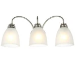 Hampton Bay Hamilton 3-LIGHT Nickel Vanity. Fixed Price $69.99.