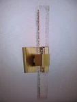 Kaisite 15.7 In. 1-LIGHT Brushed Gold Sconce Wall Lighting With Crystal Bubble. Fixed Price $37.46.