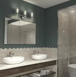 Artika Essence 27 In. 3 Light Chrome Modern Integrated Led Vanity Bar. Fixed Price $61.74.