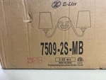 Z-lite 7509-2S-MB Gianna Light 10" Tall Wall Sconce Matte Black. Fixed Price $98.99.