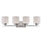 Nuvo Parallel Light Vanity Fixture W/ Opal Glass, Polished Nickel 60-5204. Fixed Price $316.99.
