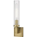 Z-lite 3031-1S-RB Beau Light 4.5 Inch Rubbed Brass Wall Sconce. Fixed Price $158.10.