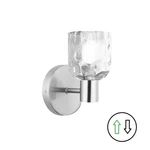 Dainolite Vallora Light Bath/vanity, Polished Chrome/clear VLA-81W-PC-CLR. Fixed Price $92.00.