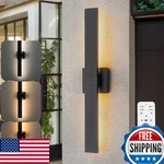 Zicbol Modern Outdoor Wall 3CCT Dimmable Led Sconce Lights Remote. Fixed Price $155.59.