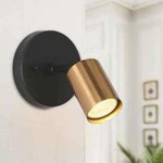Zevni Sharre Brass Gold Adjustable Black Wall Sconce Light W/ Metal Shade. Fixed Price $43.49.