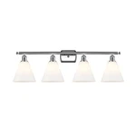 Innovations Ballston Cone Light Vanity, Chrome/frost 516-4W-PC-GBC-81. Fixed Price $558.80.